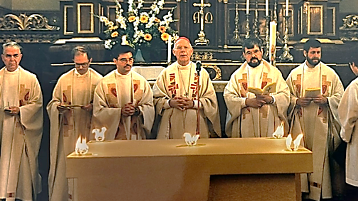 Altarweihe in St. Nikolaus 1996