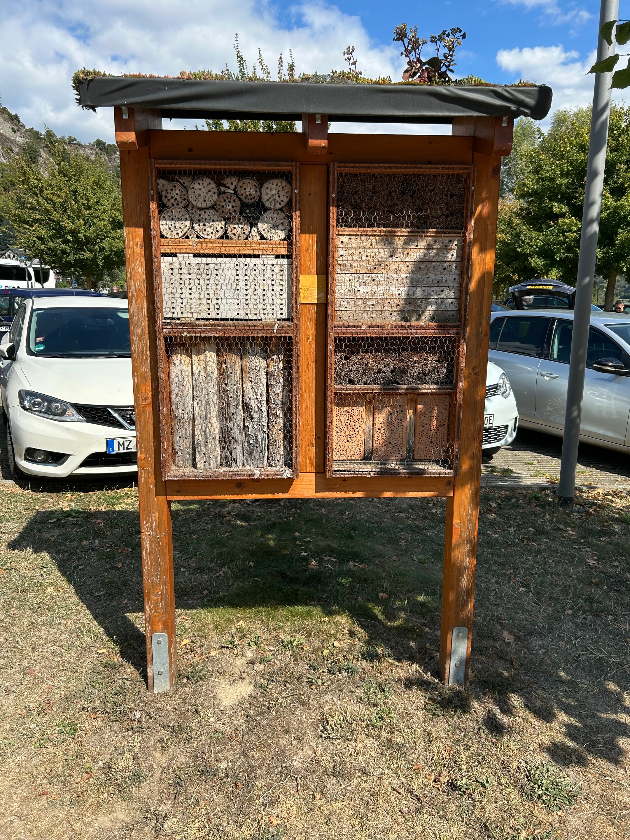 Insektenhotel in den Rheinanlagen Bacharach