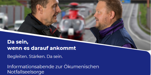 Plakat Infoveranstaltungen Notfallseelsorge Rheinhessen 2025