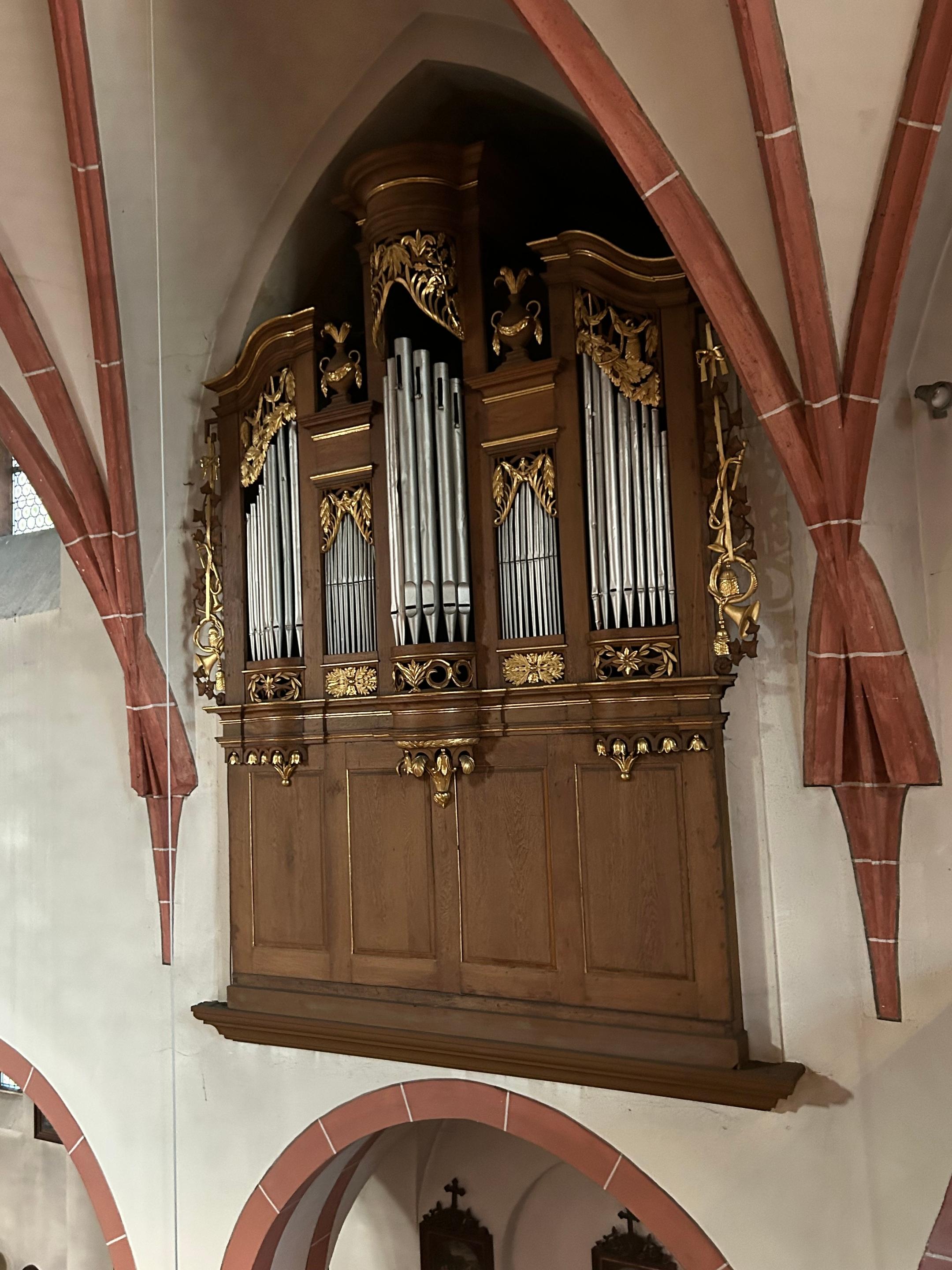 Alter Orgelprospekt - Niederheimbach Maria Himmelfahrt