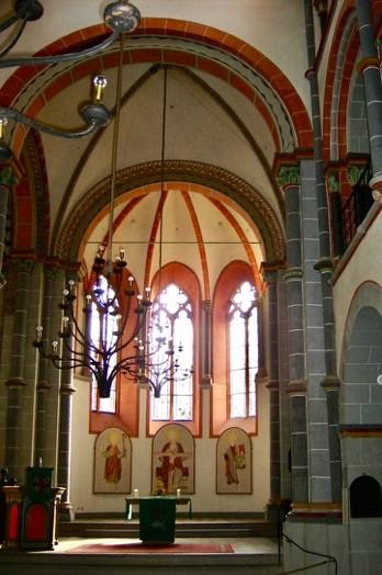 St Peter, Bacharach, Chor Innenansicht