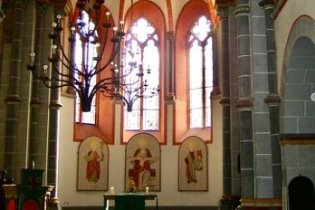 St Peter, Bacharach, Chor Innenansicht