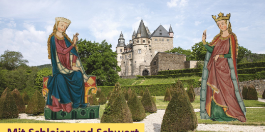 Plakat Vortragsreihe Mit-Schleier-und-Schwert