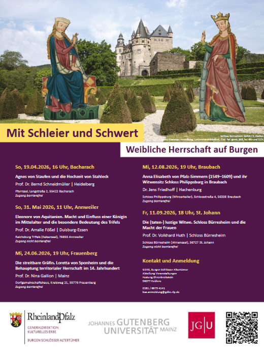 Plakat Vortragsreihe Mit-Schleier-und-Schwert