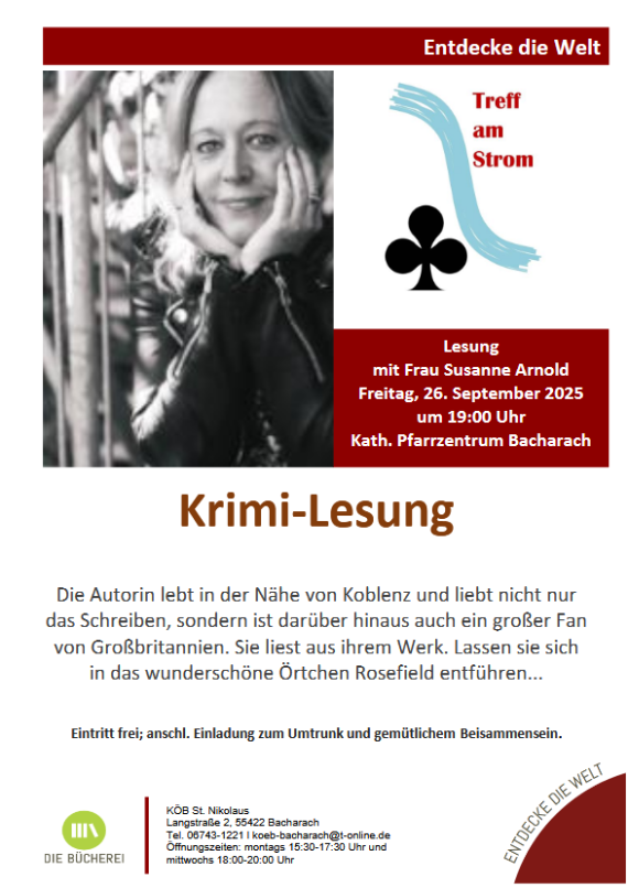 Krimi-Lesung mit Susanne Arnold
