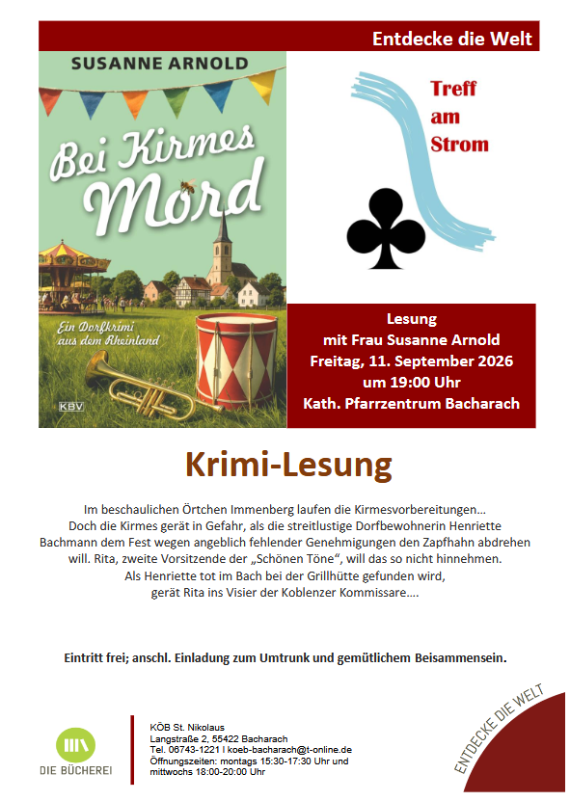 Plakat Lesung Susanne Arnold 11.09.2026