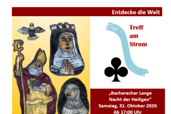 Plakat Bacharacher Lange Nacht der Heiligen 2026