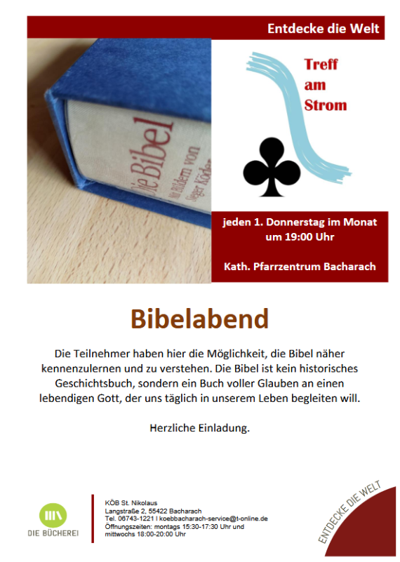 Plakat Bibelabend