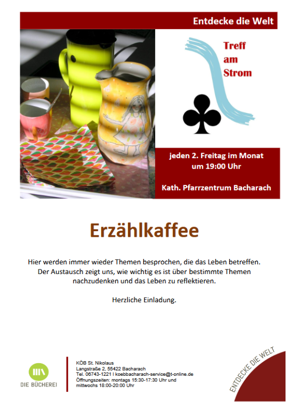Plakat Erzählkaffee