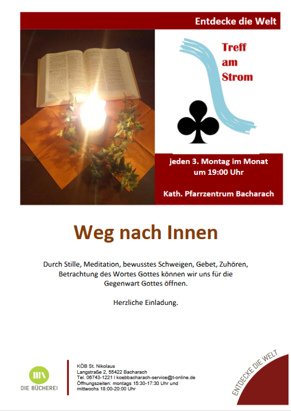 Plakat Weg nach Innen