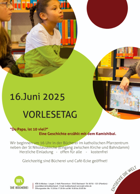 Vorlesetag am 16. Juni 2025